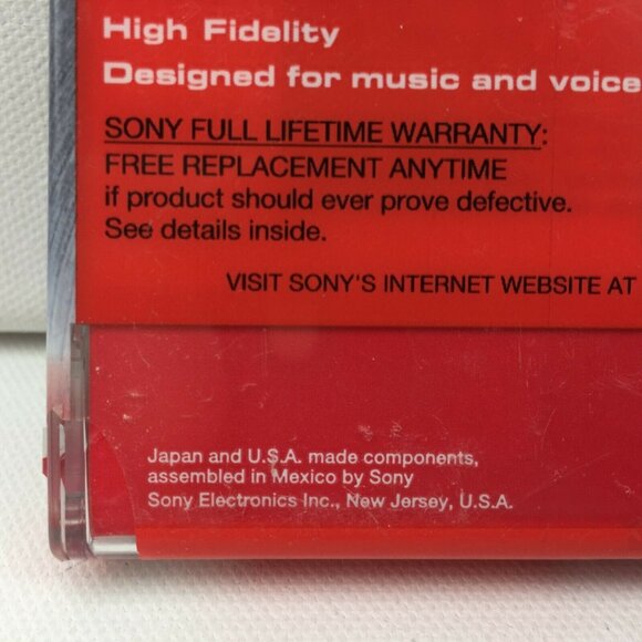 Sony HF 90 Min High Fidelity Normal Bias Audio Cassette Tape Set of 2 Voice - Picture 7 of 7